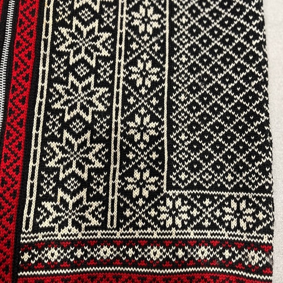 [M]VTG Kootenay Knitting Fair Isle 100 Wool Knit Vest- Canada - Picture 3 of 7